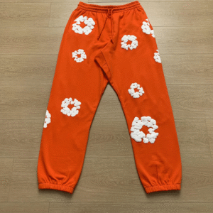 PANTALON DENIM TEARS ORANGE
