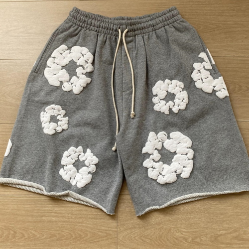 SHORT DENIM TEARS GRAY
