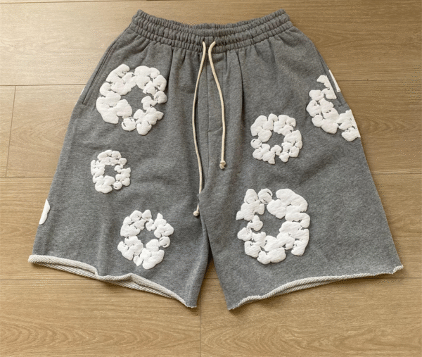 SHORT DENIM TEARS GRAY