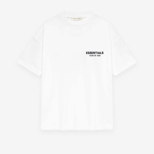 Remera Essentials classic blanca